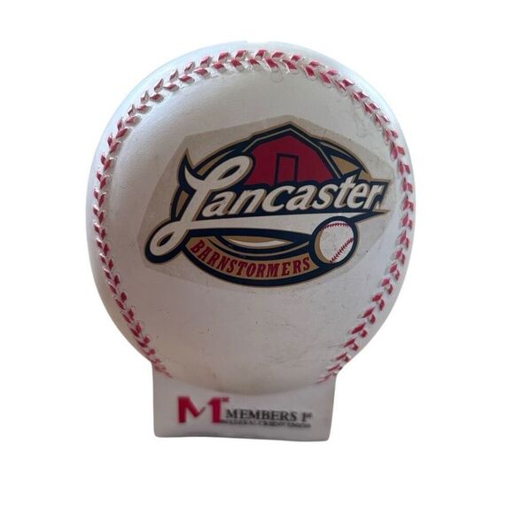 Lancaster Barnstormers Baseball Piggy Bank Members 1st Credit Union - Picture 1 of 6